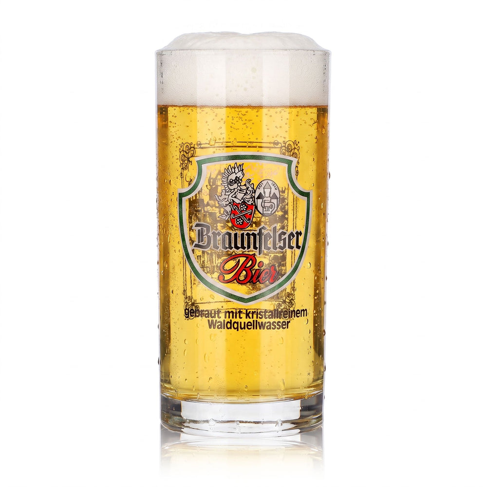 Braunfelser Bier Glas 0,3l Becher Stadt Motiv
