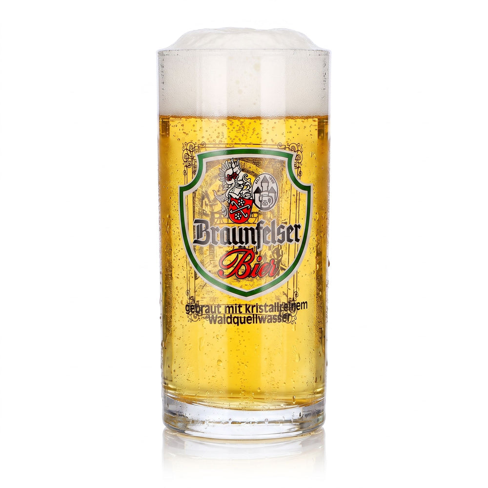 Braunfelser Bier Glas 0,3l Becher Stadt Tor Motiv