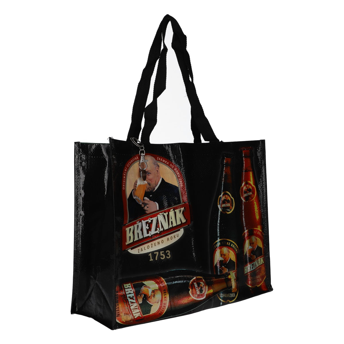 Breznak Bier Tragetasche Einkaufstasche bunt Reusable Tasche Breznak Zlatopr – Ansicht 2