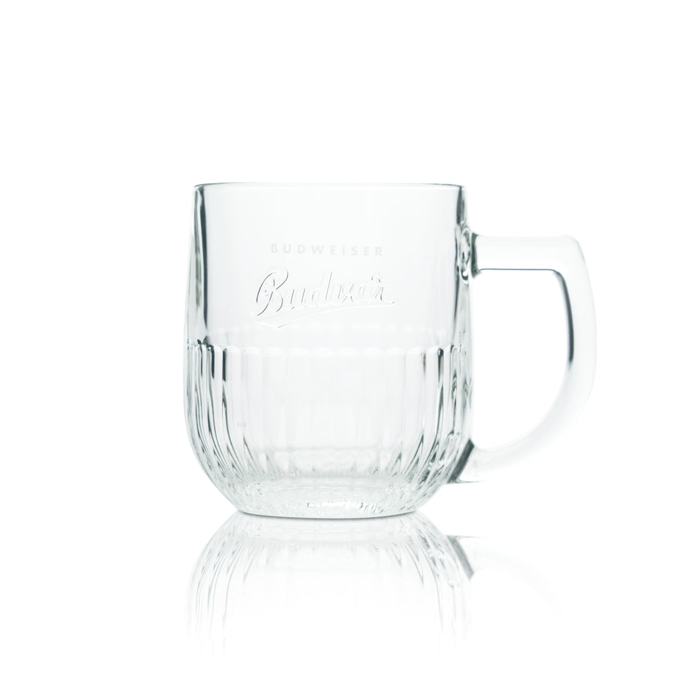 Budweiser Bierglas 0,3l Budvar Kontur Krug Gläser Tschechisches Lagerbier Brauerei