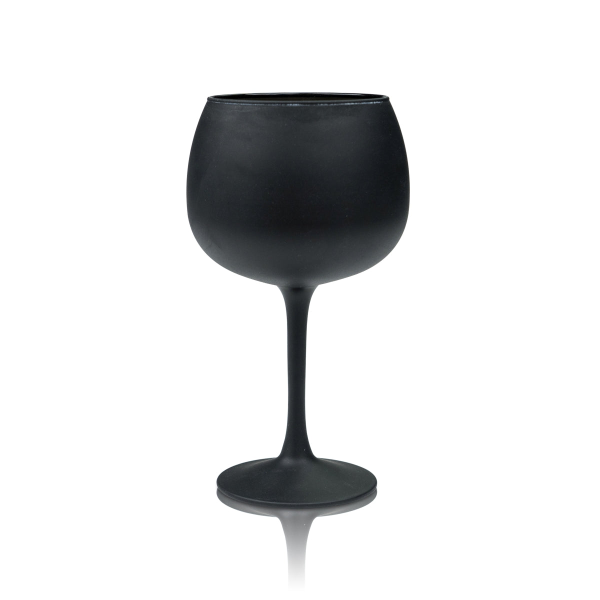 Bulldog Gin Glas 0,4l Ballon Longdrink Cocktail Gläser Matt Schwarz London Tonic – Ansicht 3