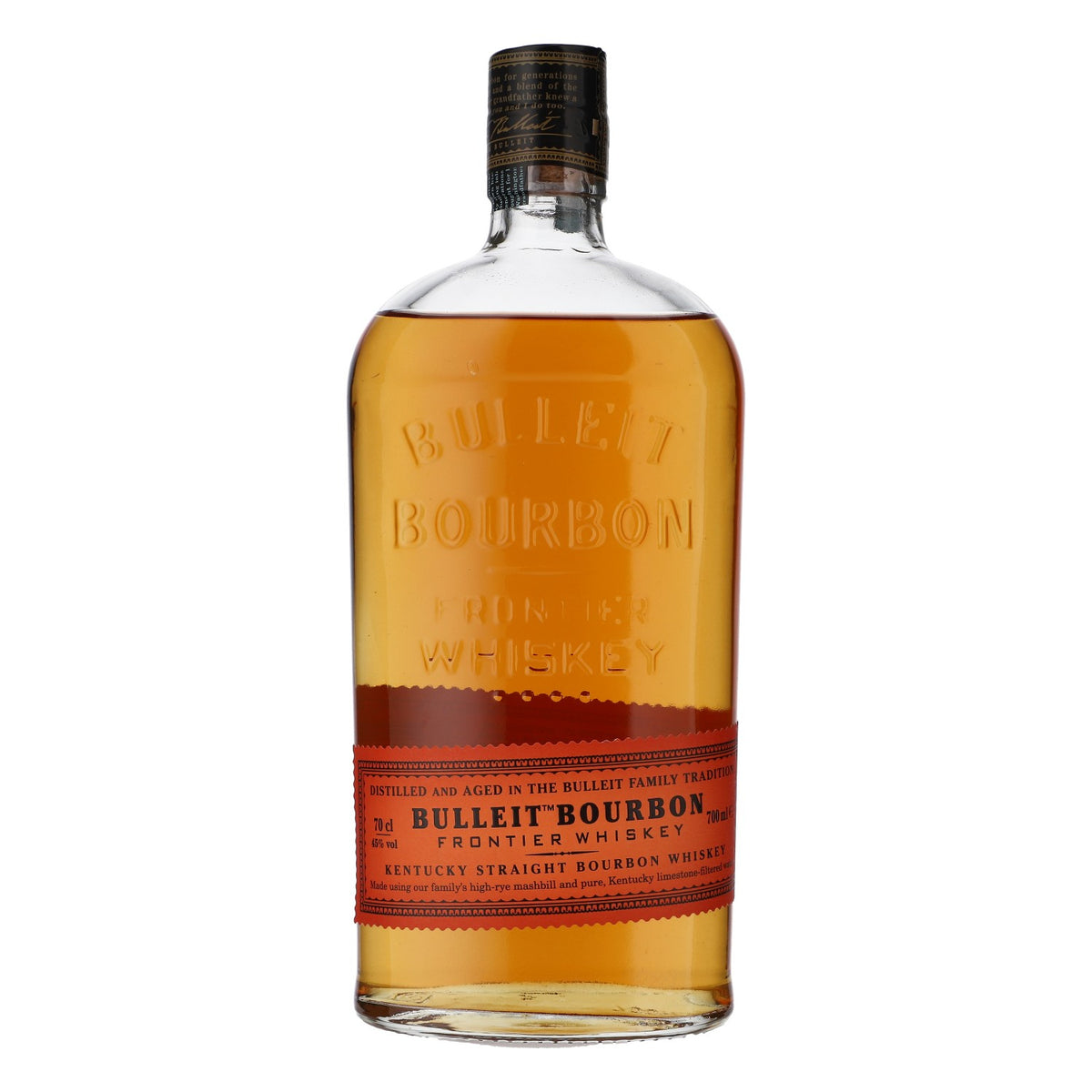 Bulleit Frontier Whiskey Volle Flasche 700ml 45% vol.