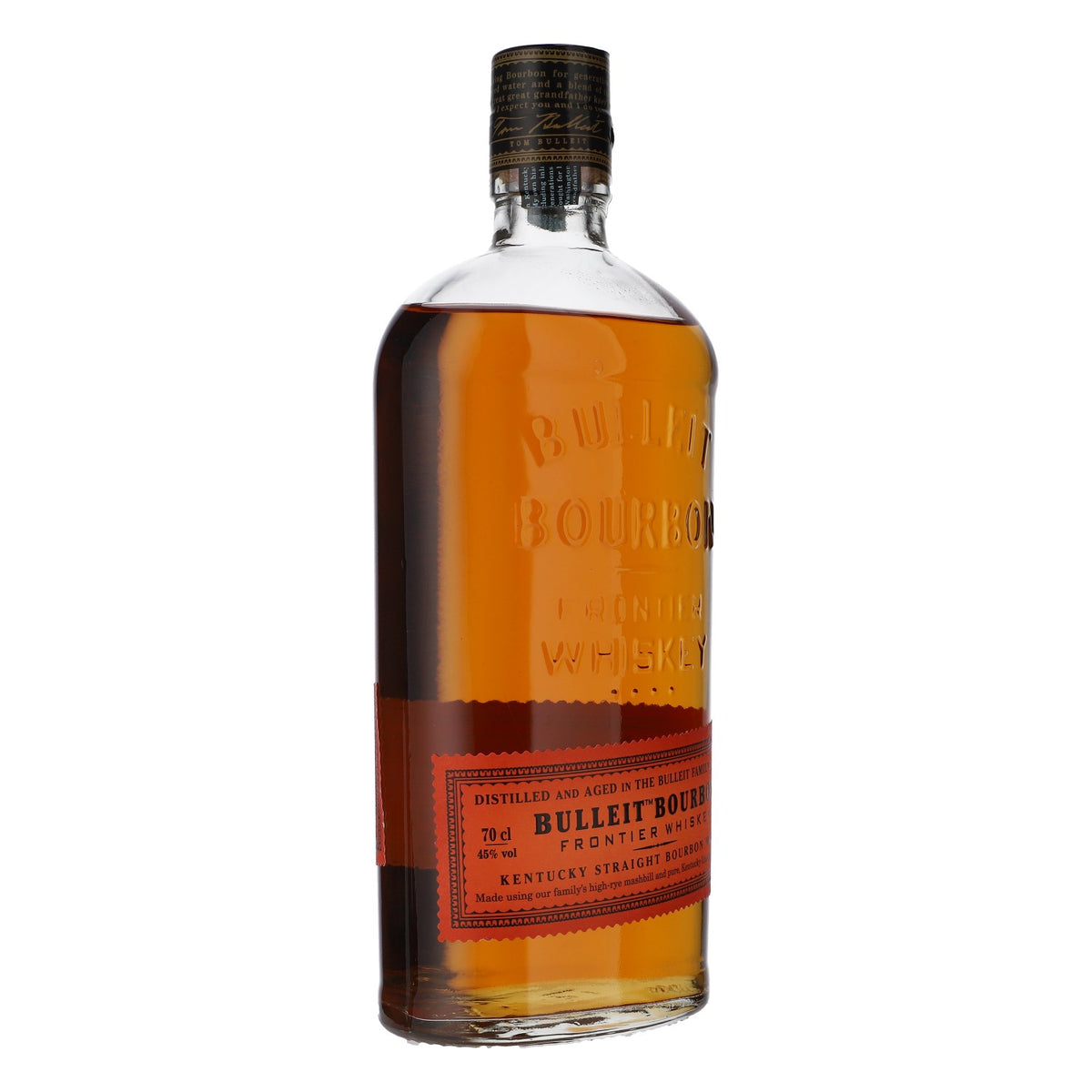 Bulleit Frontier Whiskey Volle Flasche 700ml 45% vol. – Ansicht 2