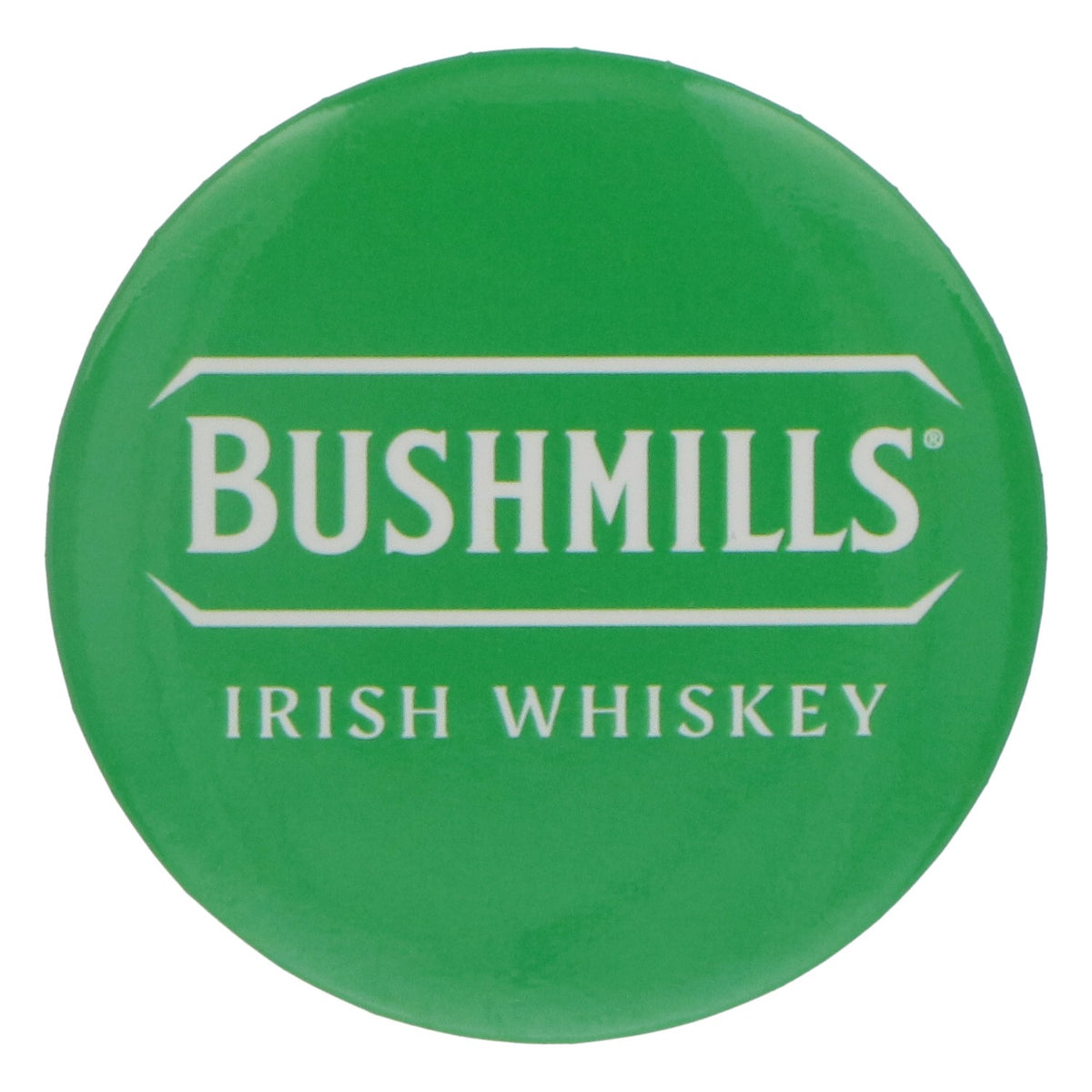 Bushmills Whisky Anstecker Ansteckpin Jackendeko Weißes Logo