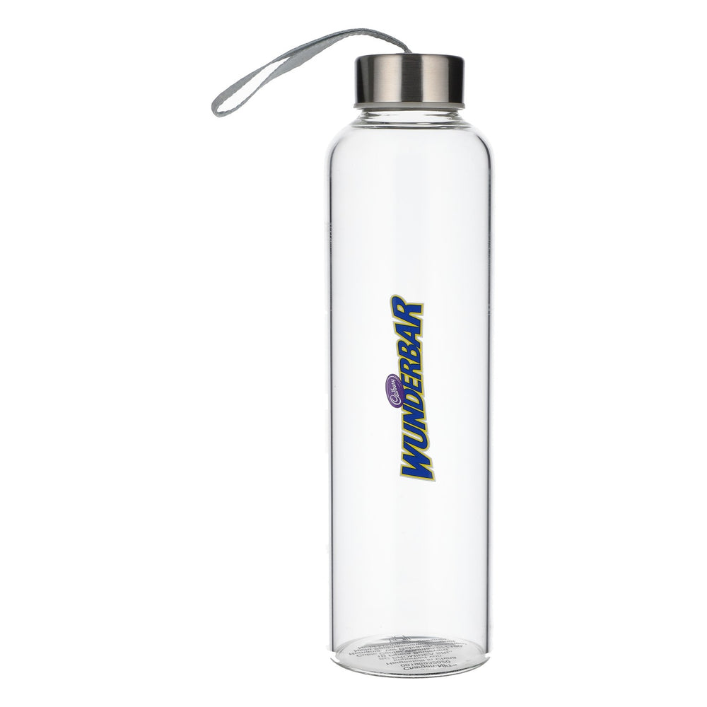 Cadbury Lebensmittel Echtglas Trinkflasche Sportflasche 0,6l