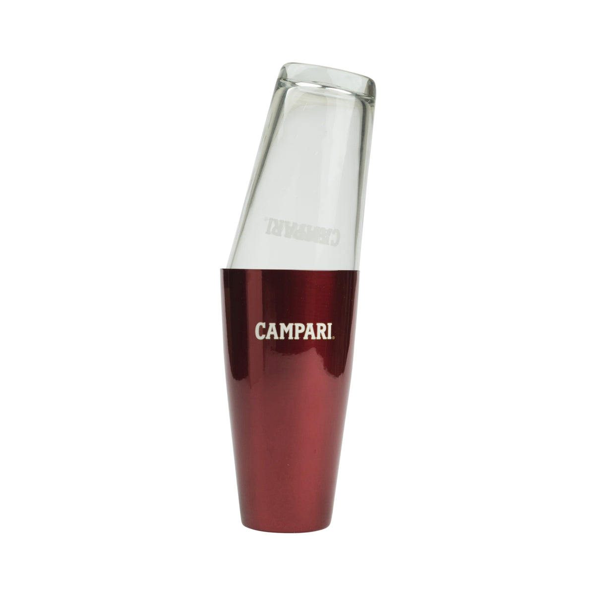 Campari Aperitif Boston Shaker Rot Cocktail Mixer Barkeeper Longdrink Logo