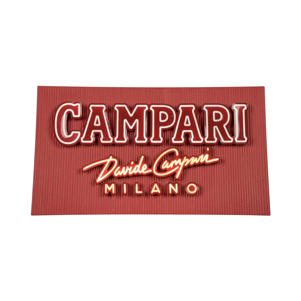Campari Leuchtreklame Milano LED Schild rot Wand Licht Neon Style Davide Italy