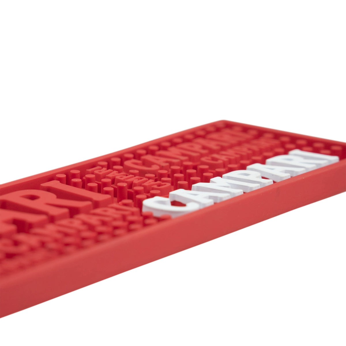 Campari Likör Barmatte 59x10cm rot Abtropfmatte Gläser Gummi Runner Antirutsch – Ansicht 2