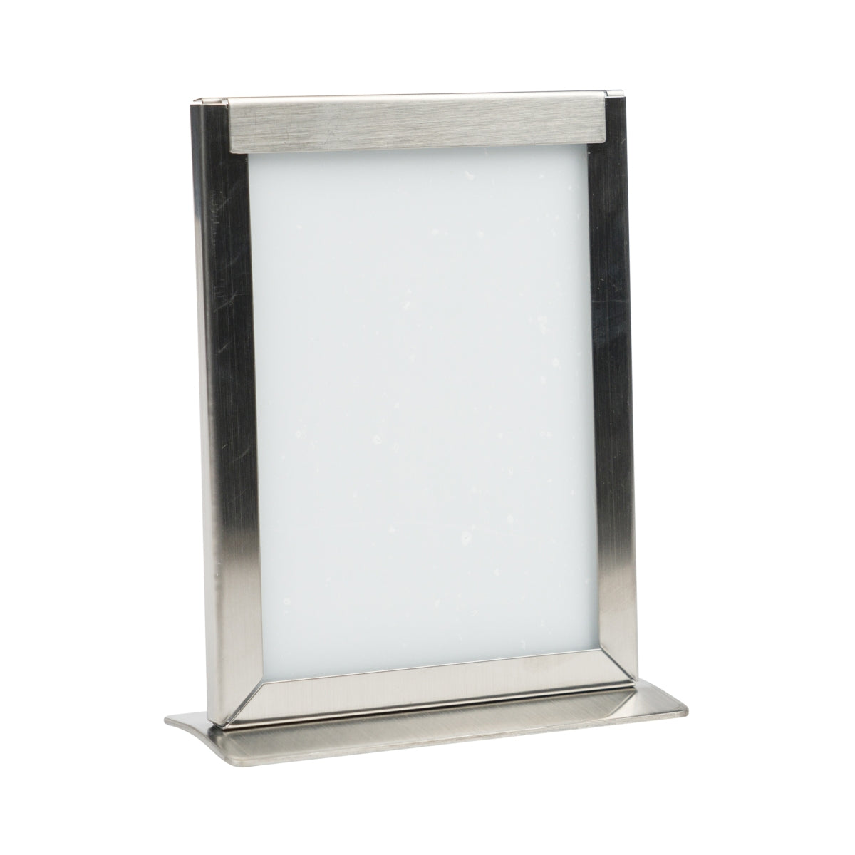 Campari Likör Tischaufsteller 15x11cm Metall Menu Karten Halter Gastro Edelstahl – Ansicht 2
