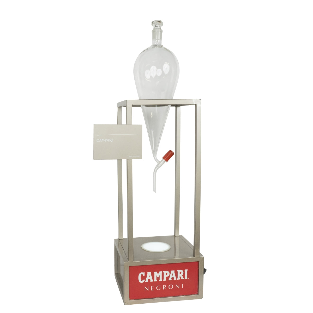 Campari Negroni Blase Ausgießer LED Karaffe Glas Pourer Glorifier Leuchtreklame