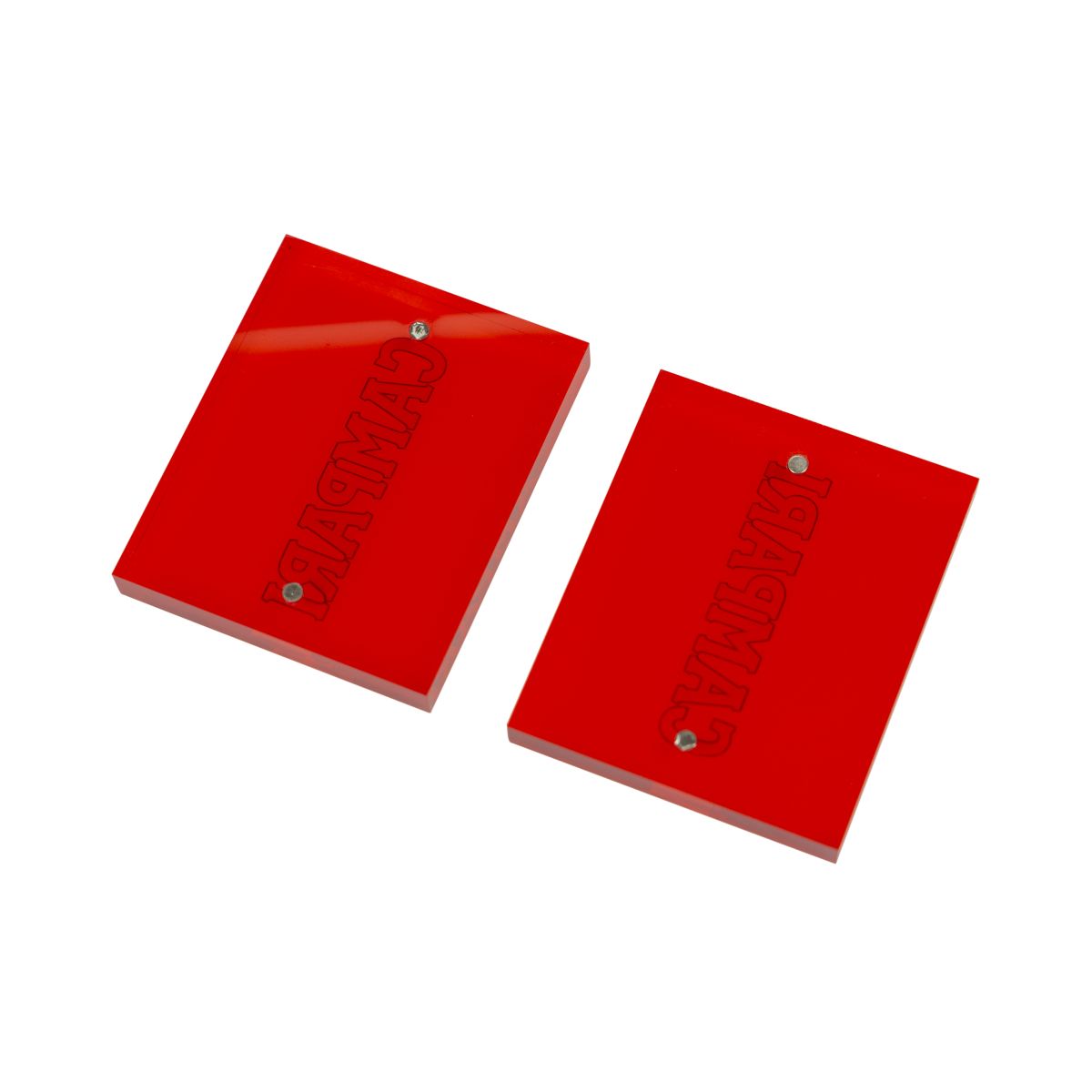 Campari Tischaufsteller Kartenhalter Rot Magnetisch Reklame Dekoration – Ansicht 2