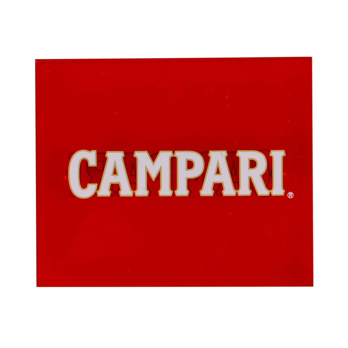 Campari Tischaufsteller Kartenhalter Rot Magnetisch Reklame Dekoration – Ansicht 3