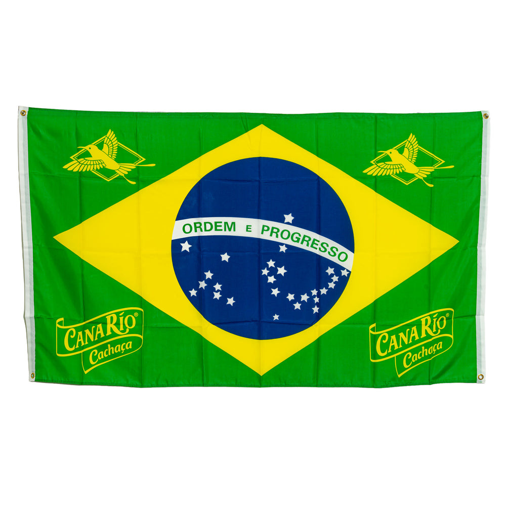 Cana Rio Glas Canario Polyester Cachaca Banner Fahne Brasilien-Design 180x150cm