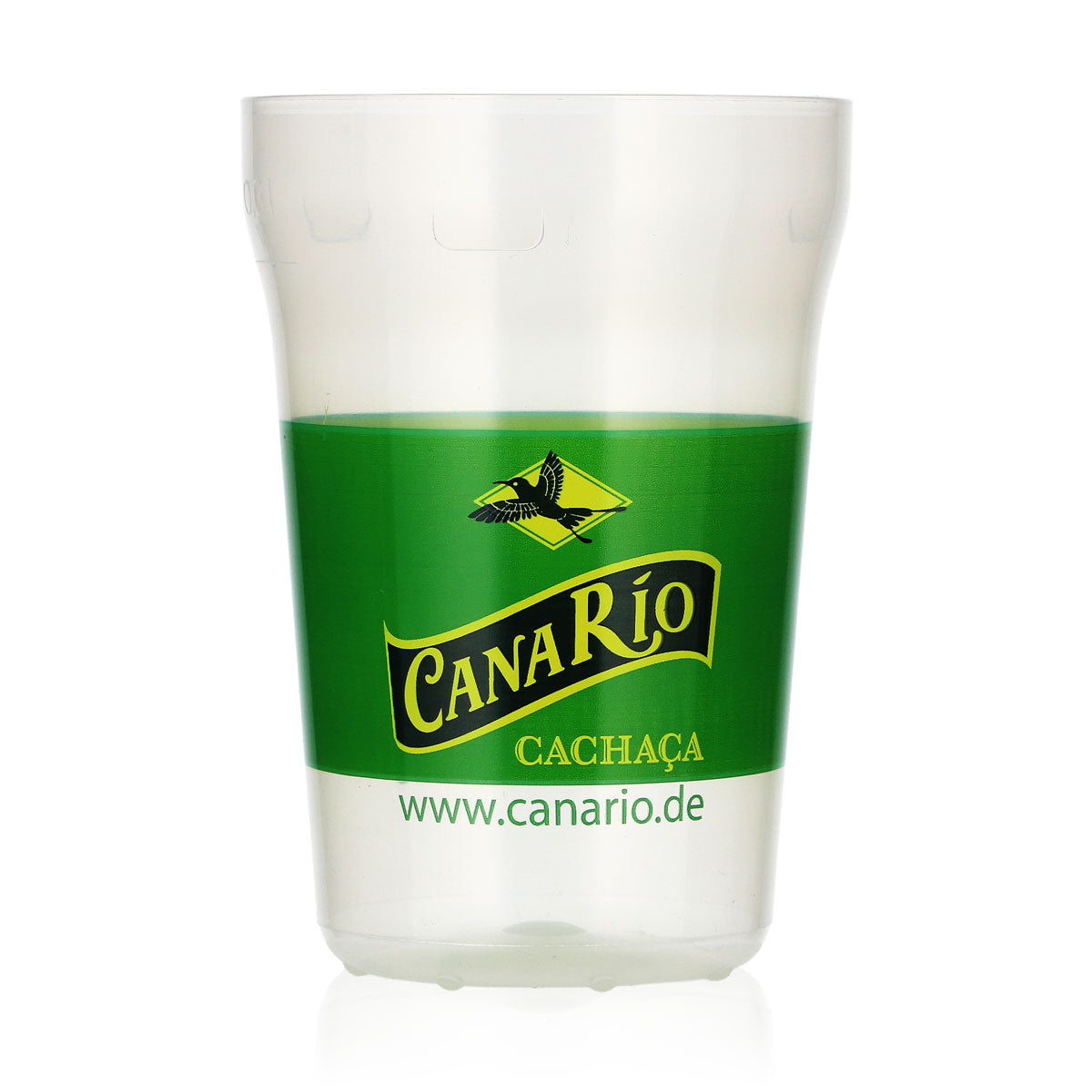 Canario Rum Glas 0,3l Kunststoff Brazil Mehrwegbecher