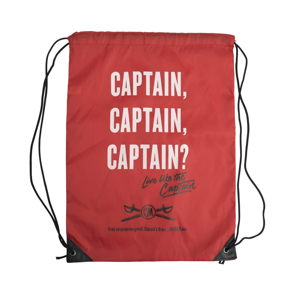 Captain Morgan Jutebeutel Tasche Rucksack Backpack Sportbeutel Strand Einkauf