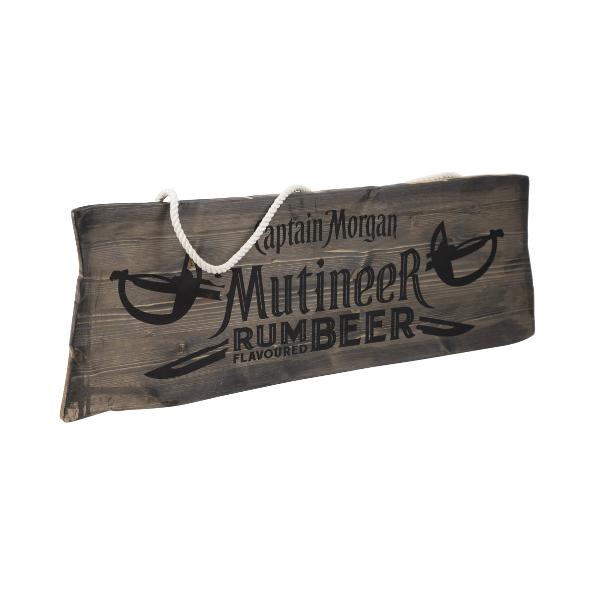 Captain Morgan Rum Schild 80x28cm Holz mit Kordel "Mutineer" Beer Deko Bar – Ansicht 3