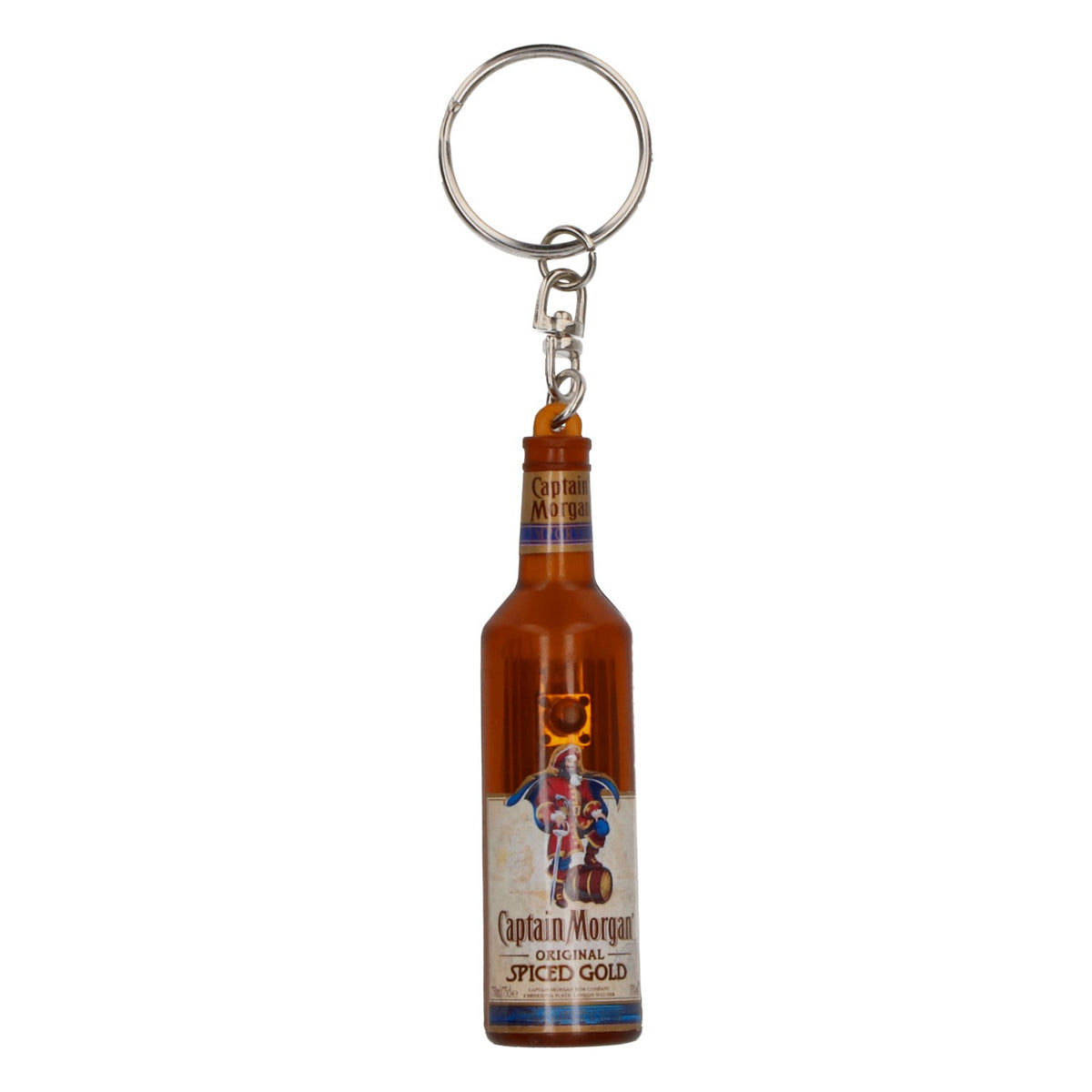 Captain Morgan Rum Schlüsselanhänger LED Spiced Gold