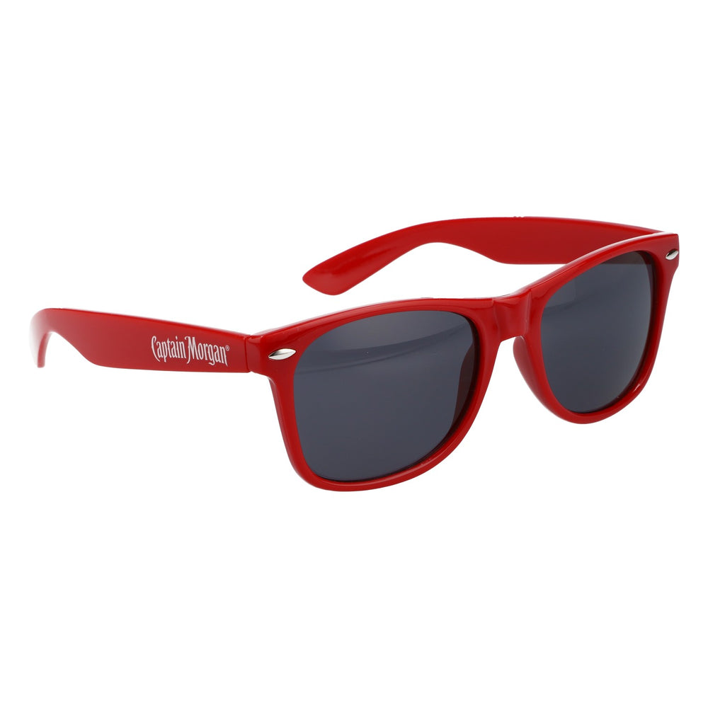Captain Morgan Rum Sonnenbrille Partybrille Sunglasses Malle rot UV 400