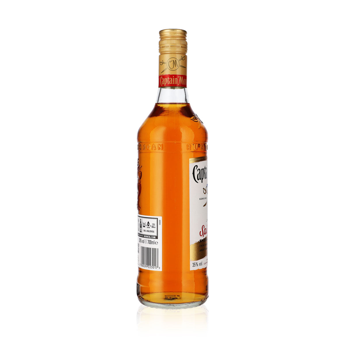 Captain Morgan Spiced Gold Rum Flasche 0,7l 35% vol. – Ansicht 2