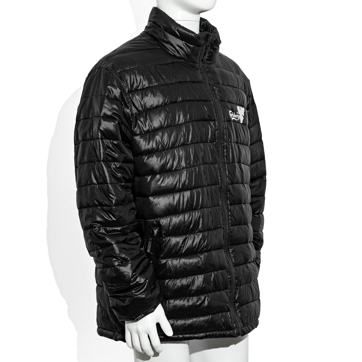 Carlsberg Bier Daunen Jacke Herrenjacke Gr. 2 XL schwarzes Logo gestickt – Ansicht 2
