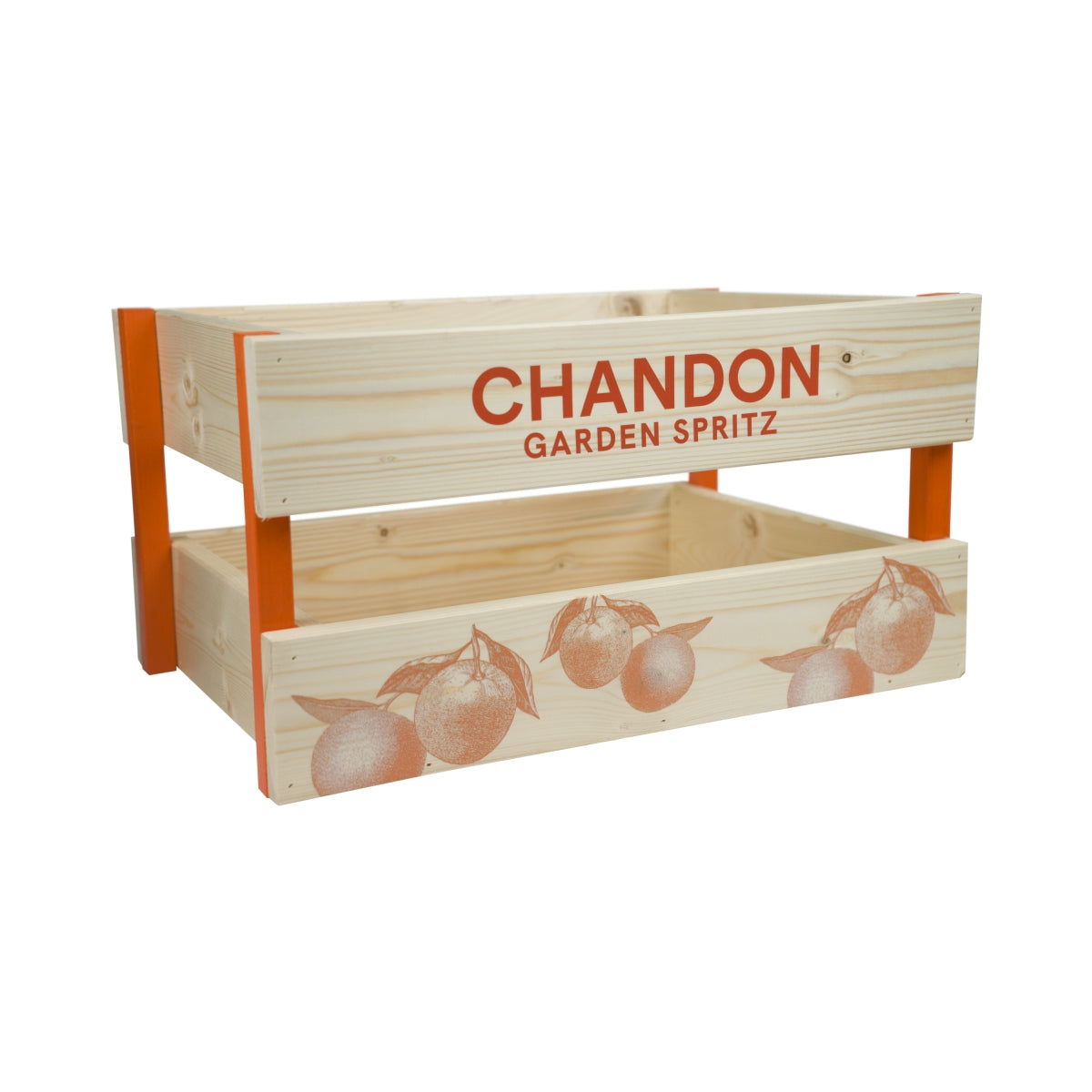Chandon Garden Spritz Champagner Holzkiste 48x33cm Box Moet Deko Garten Bar