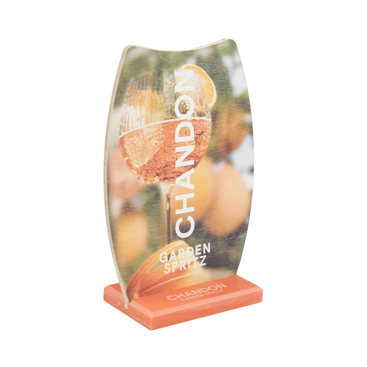 Chandon Garden Spritz Werbe Tischaufsteller Gastro Kneipe Cafe Getränke Aperol