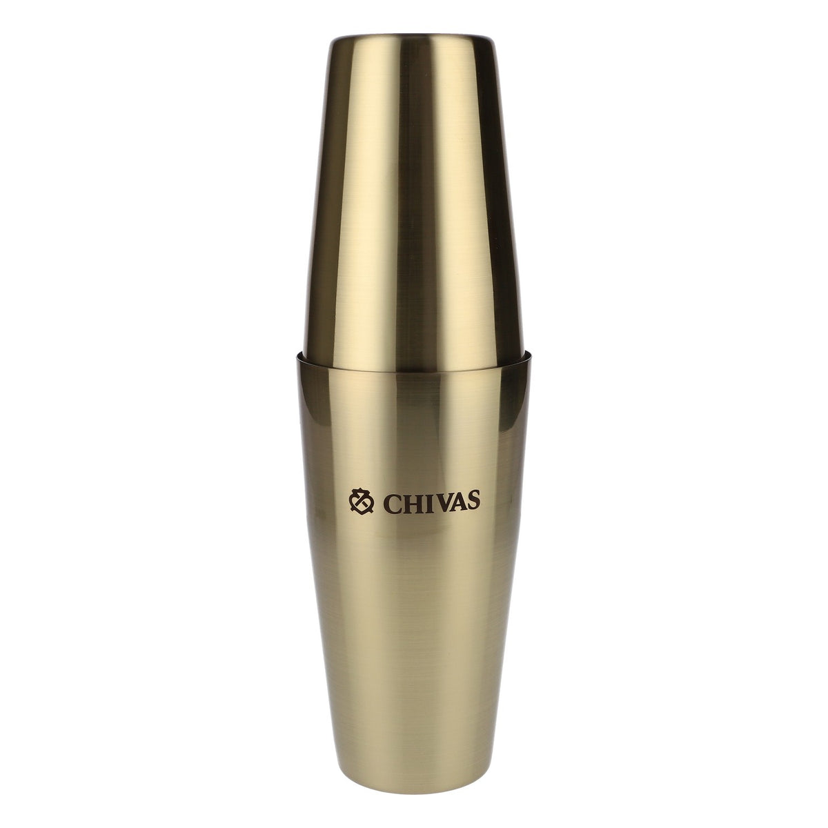 Chivas Regal Whisky Barshaker Edelstahl Shaker Eingraviertes Logo Gold – Ansicht 2