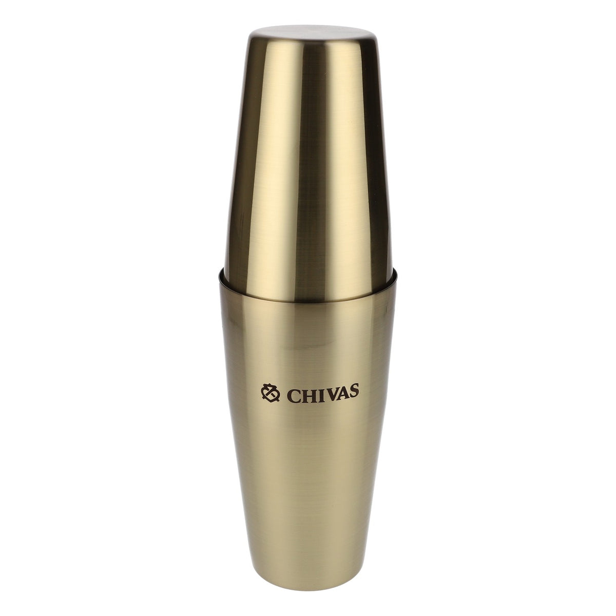 Chivas Regal Whisky Barshaker Edelstahl Shaker Eingraviertes Logo Gold – Ansicht 5