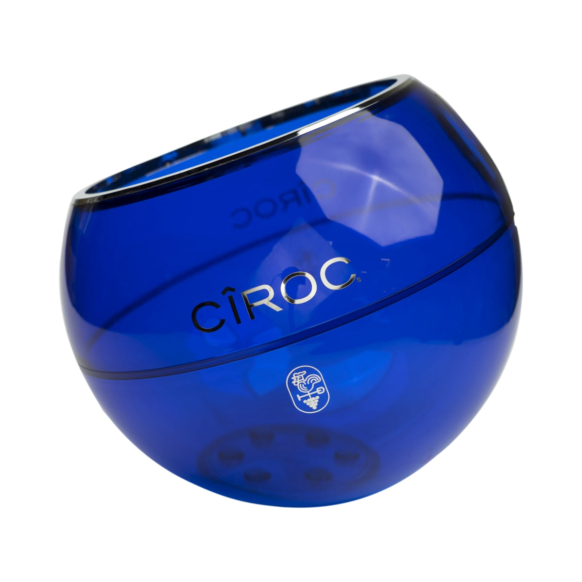 Ciroc Vodka Kühler Blau Eisbox rund Eiswürfel Behälter Flaschen Deko Bar Kugel – Ansicht 3
