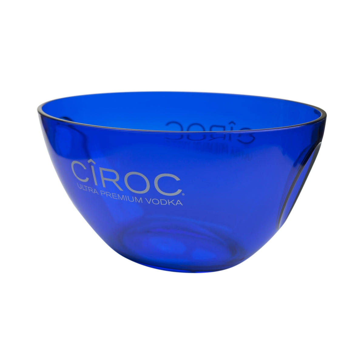 Ciroc Vodka Kühler Blau Magnum offen Eiswürfel Behälter Bucket Bar Ice Box Silber – Ansicht 2