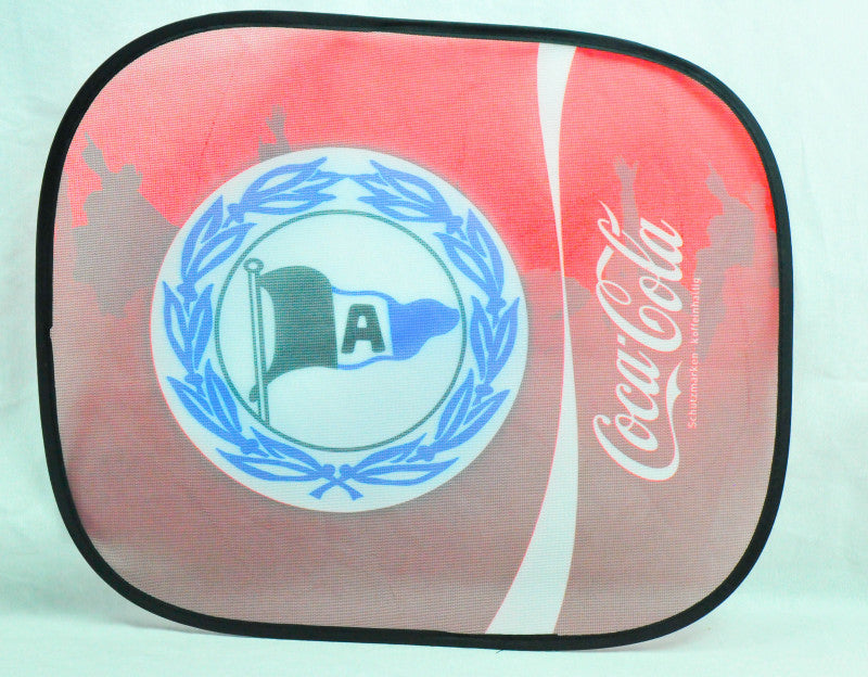 Coca Cola Auto Sonnenschutz Sonnenblende Seitenfenster "Armenia Bielefeld"