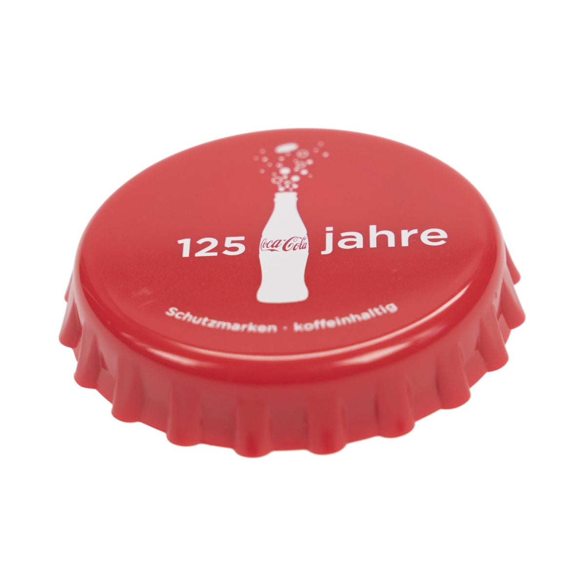 Coca Cola Flaschenöffner Kronkorken Heber Kapselheber Groß Rot Magnetisch – Ansicht 2