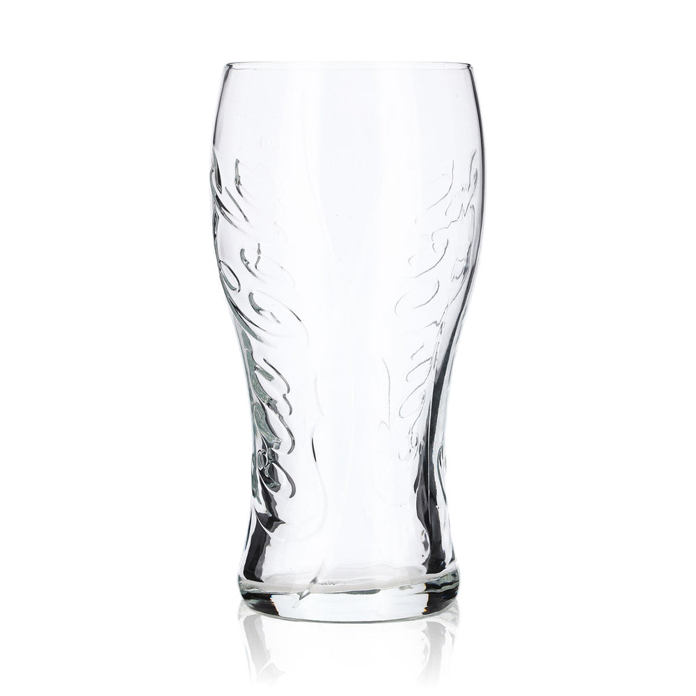 Coca Cola Glas 0,3l Konturglas Gläser Softdrinkglas Schrift senkrecht