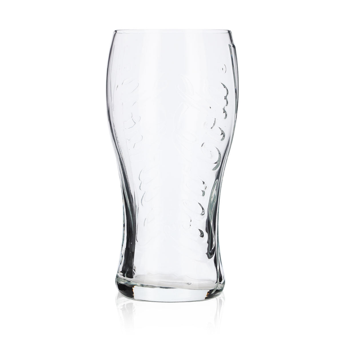 Coca Cola Glas 0,3l Konturglas Gläser Softdrinkglas Schrift senkrecht – Ansicht 3