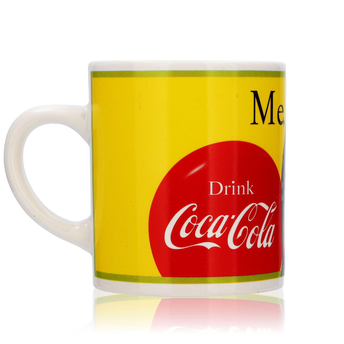 Coca Cola Kaffeebecher 0,4l Gläser Mug Glas Tasse "Me, too" Softdrink – Ansicht 3