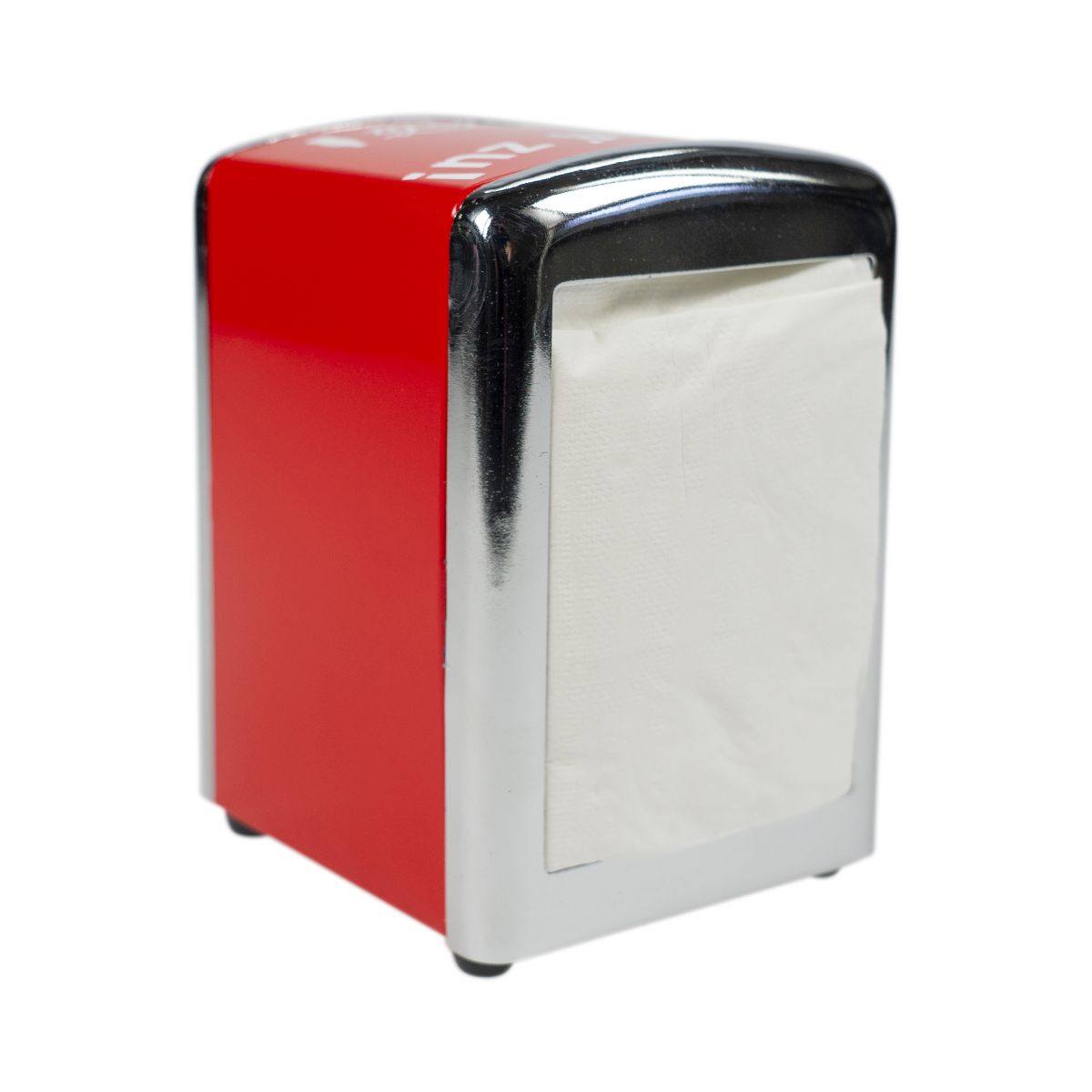 Coca Cola Serviettenspender Rot Silber 15x10 cm Napkin Dispenser Gastro Zubehör – Ansicht 3