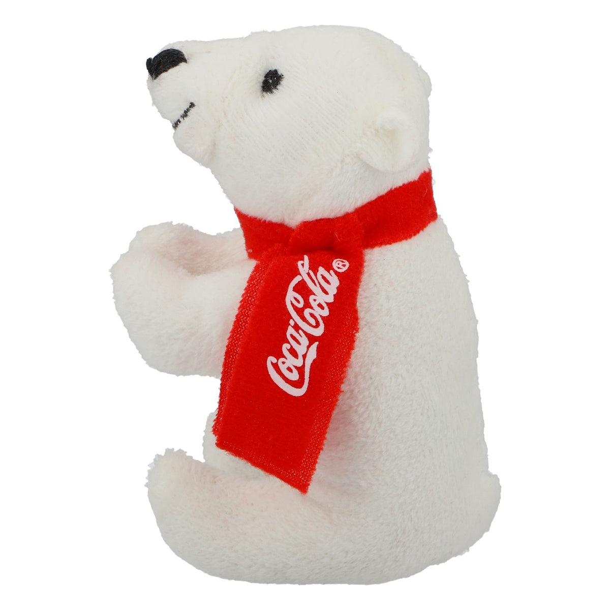 Coca Cola Softdrink Kuscheltier Eisbär stehend Mischgewebe weiß – Ansicht 2