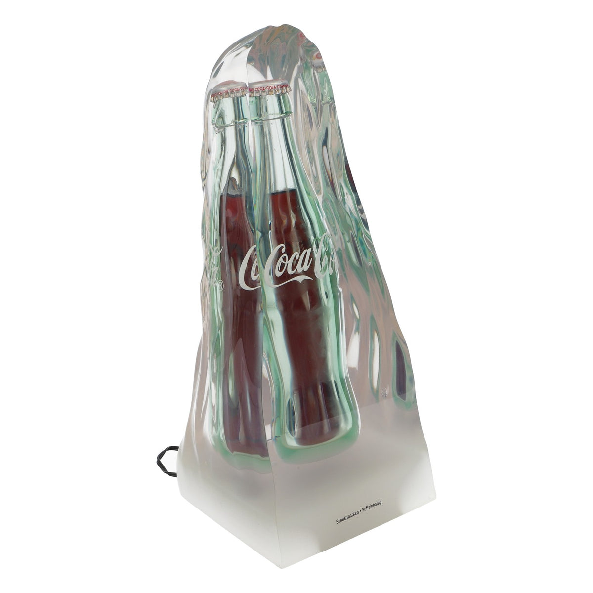 Coca Cola Softdrink Leuchtreklame Leuchtwerbung Flasche in Block LED inkl. Netzteil – Ansicht 6
