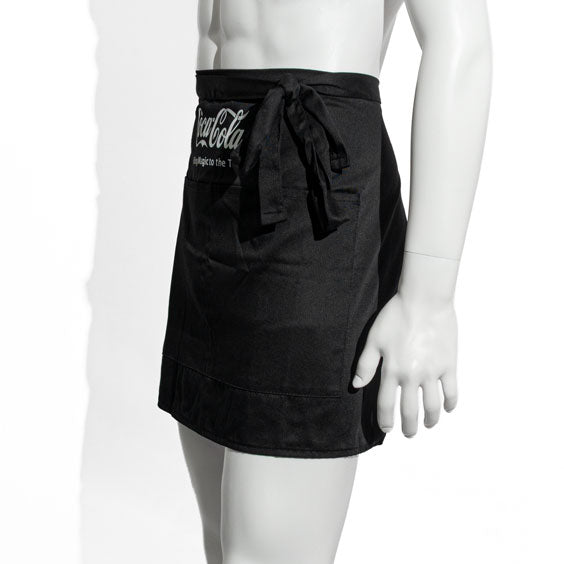 Coca Cola Softdrink Schürze Kellnerschürze Bistroschürze Kurz Schwarz "Bring Magic to te Table" mit Tasche – Ansicht 4