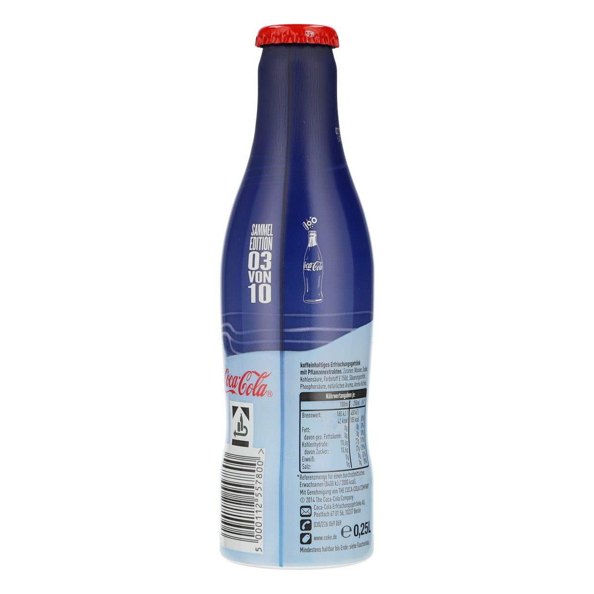 Coca Cola Softdrink Showflasche 40er Sammleredition 100 Jahre Dekoflasche – Ansicht 3