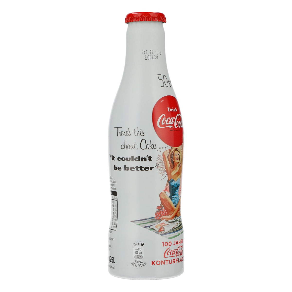 Coca Cola Softdrink Showflasche 50er Sammleredition 100 Jahre Dekoflasche – Ansicht 2