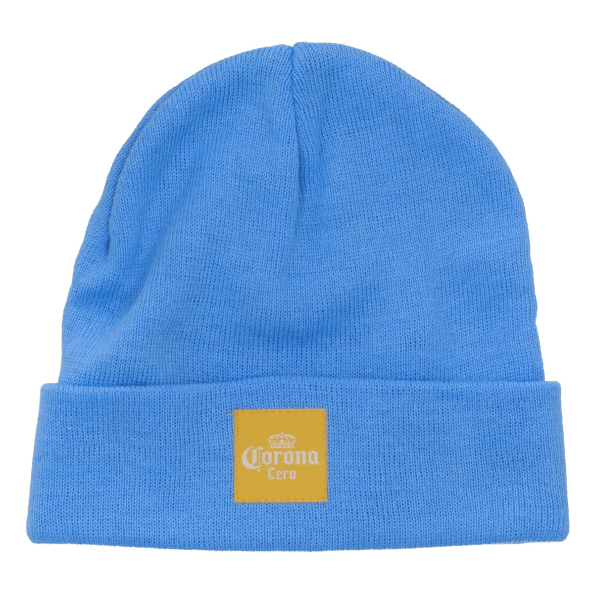 Corona Bier Mütze Wollmütze Beanie Hellblau Wintermütze