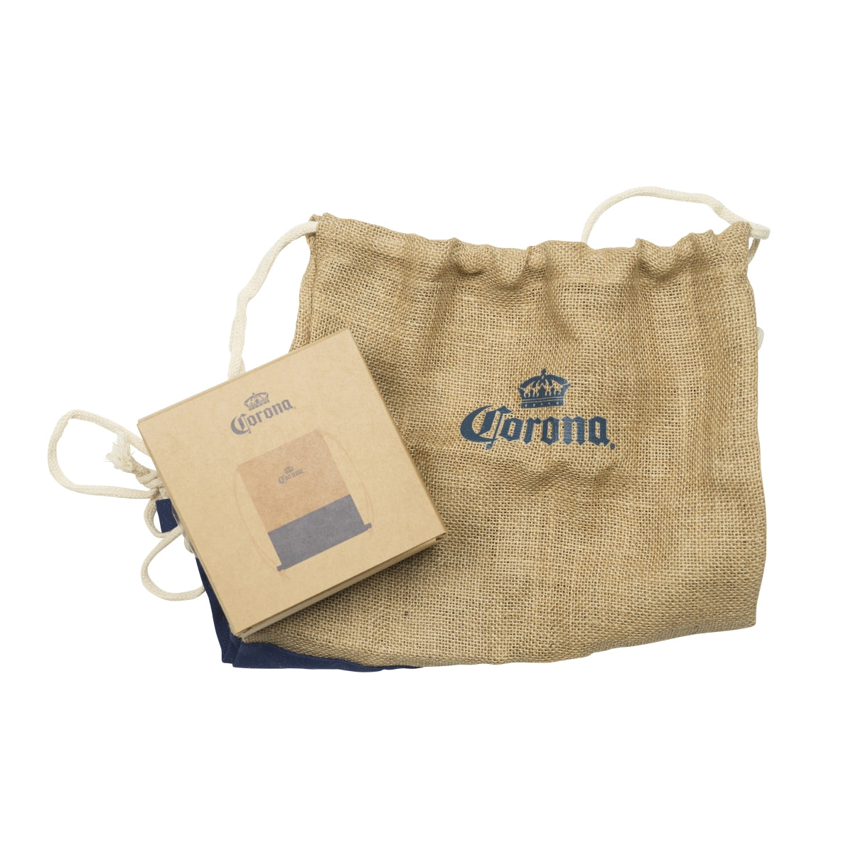 Corona Bier Tasche Jute Beutel Stoff Rucksack Festival Bag Sport Turn Beer – Ansicht 3