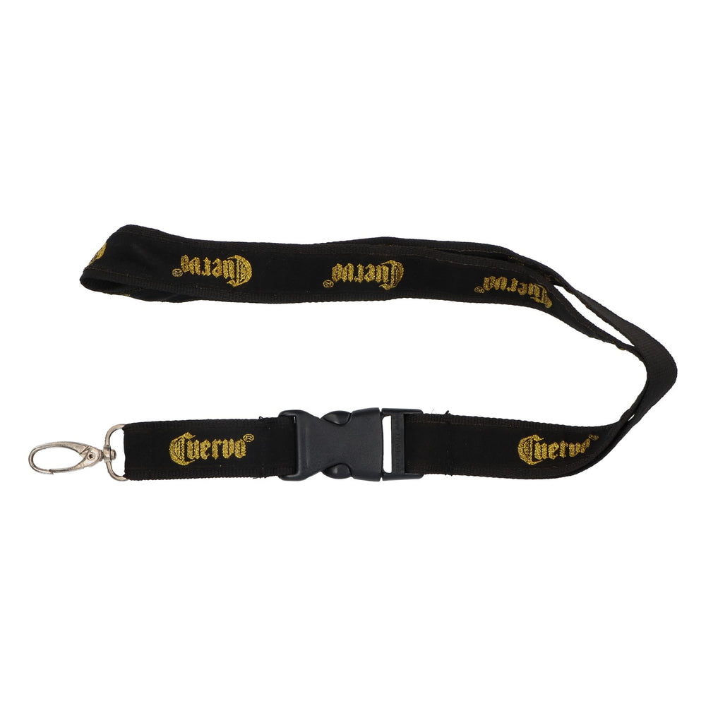 Cuervo Jose Tequila Lanyard Schlüsselband Schlüsselanhänger Schwarz Gold
