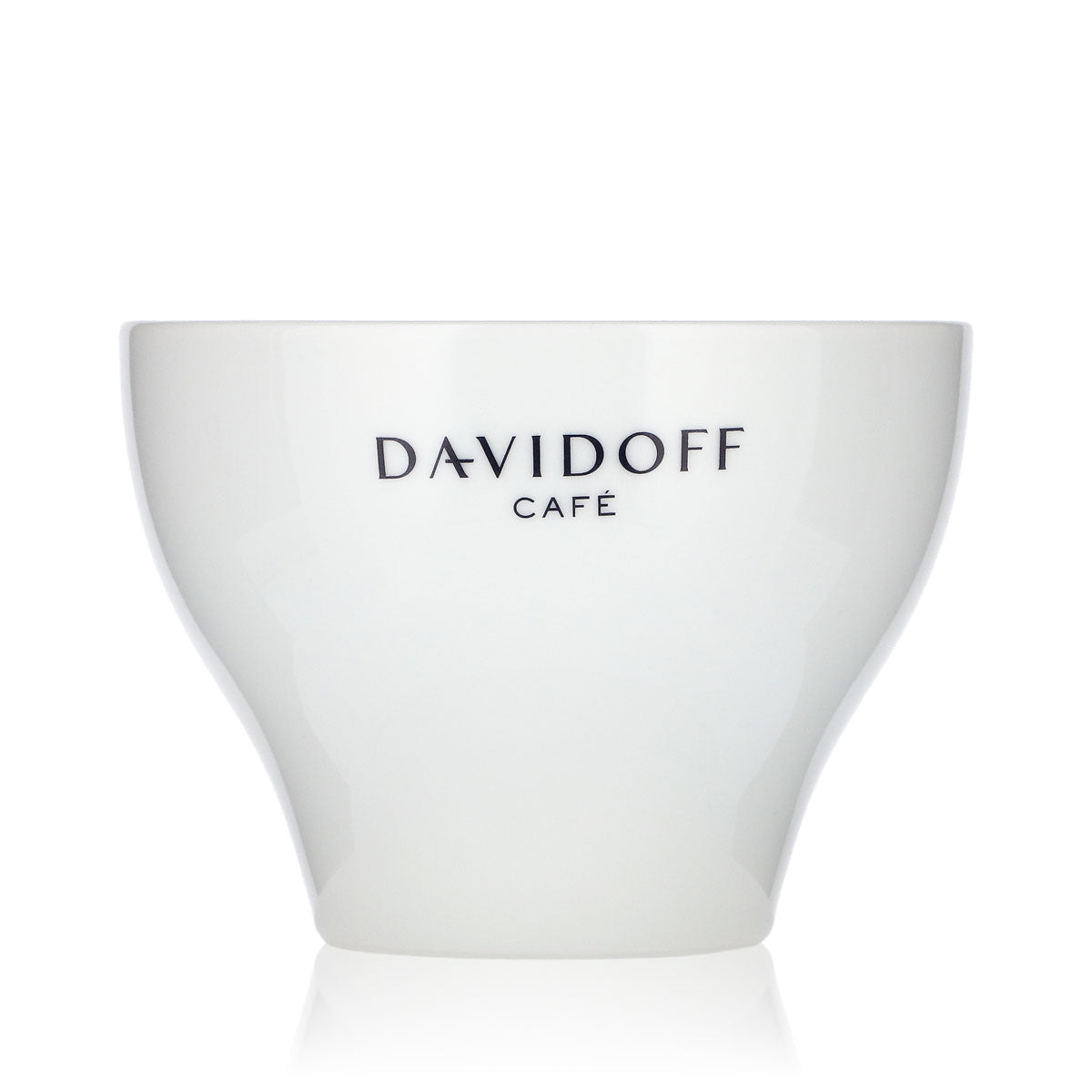 Davidoff Kaffee Glas 0,32l Keramik weiß Tasse