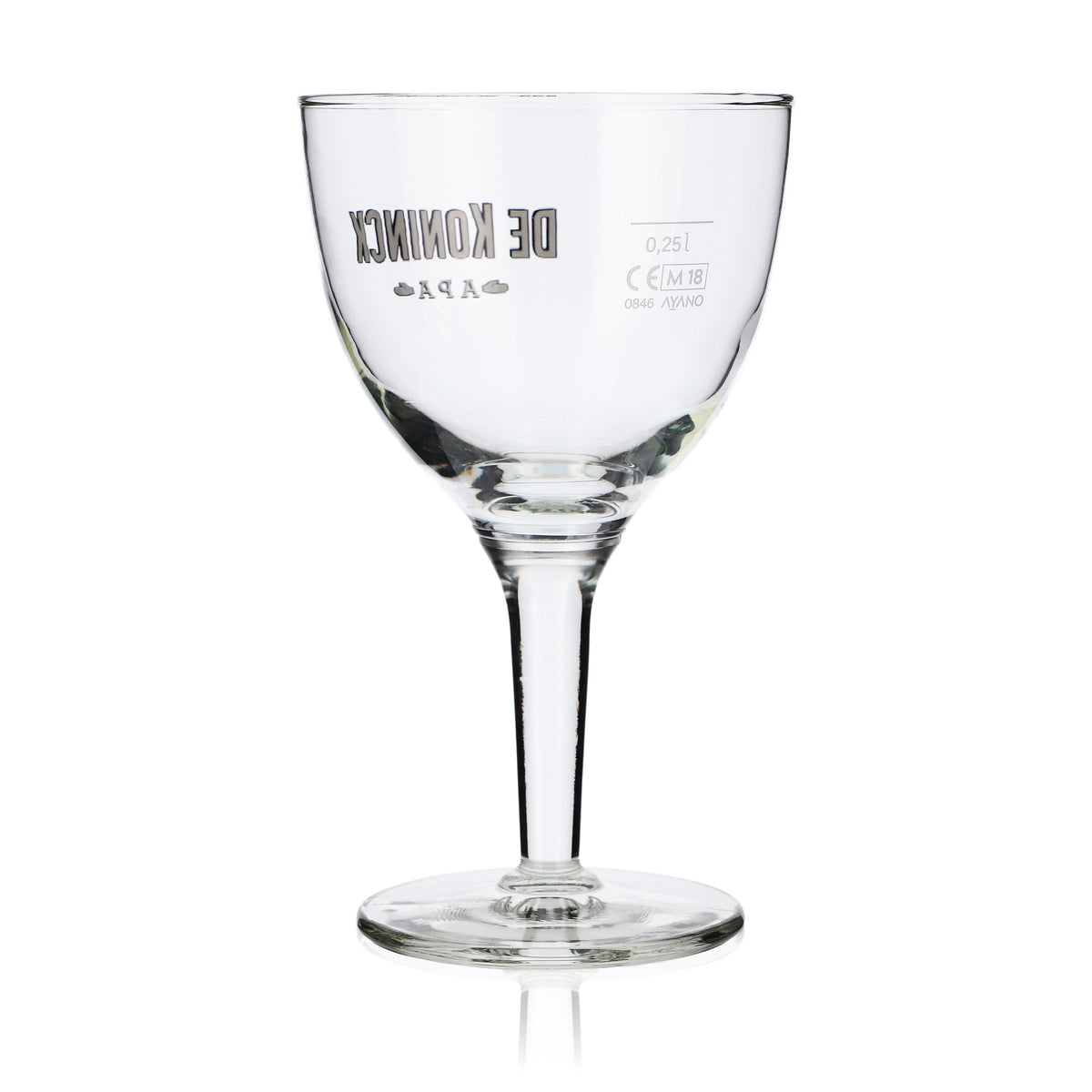 De Koninck Bier Glas Pokalglas Gläser Bierglas 0,25l Craftbierglas – Ansicht 3