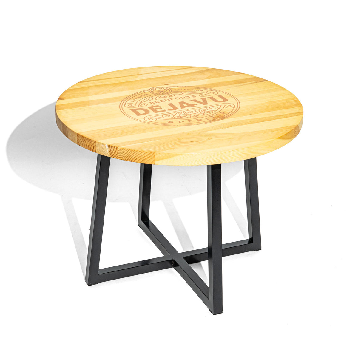Deja Vu Tisch Beistelltisch Side Table Merchandise Möbel Loungetisch Echtholz – Ansicht 4