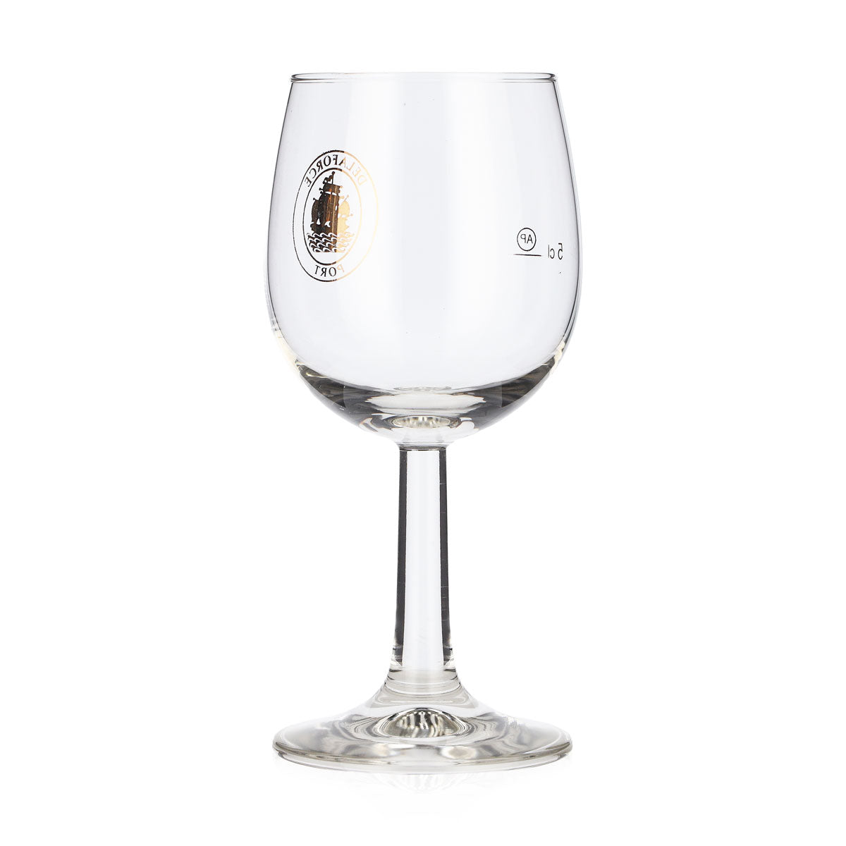 Delaforce Wein Glas Nosingglas Tastingglas 0,128l Goldenes Logo 5cl – Ansicht 4