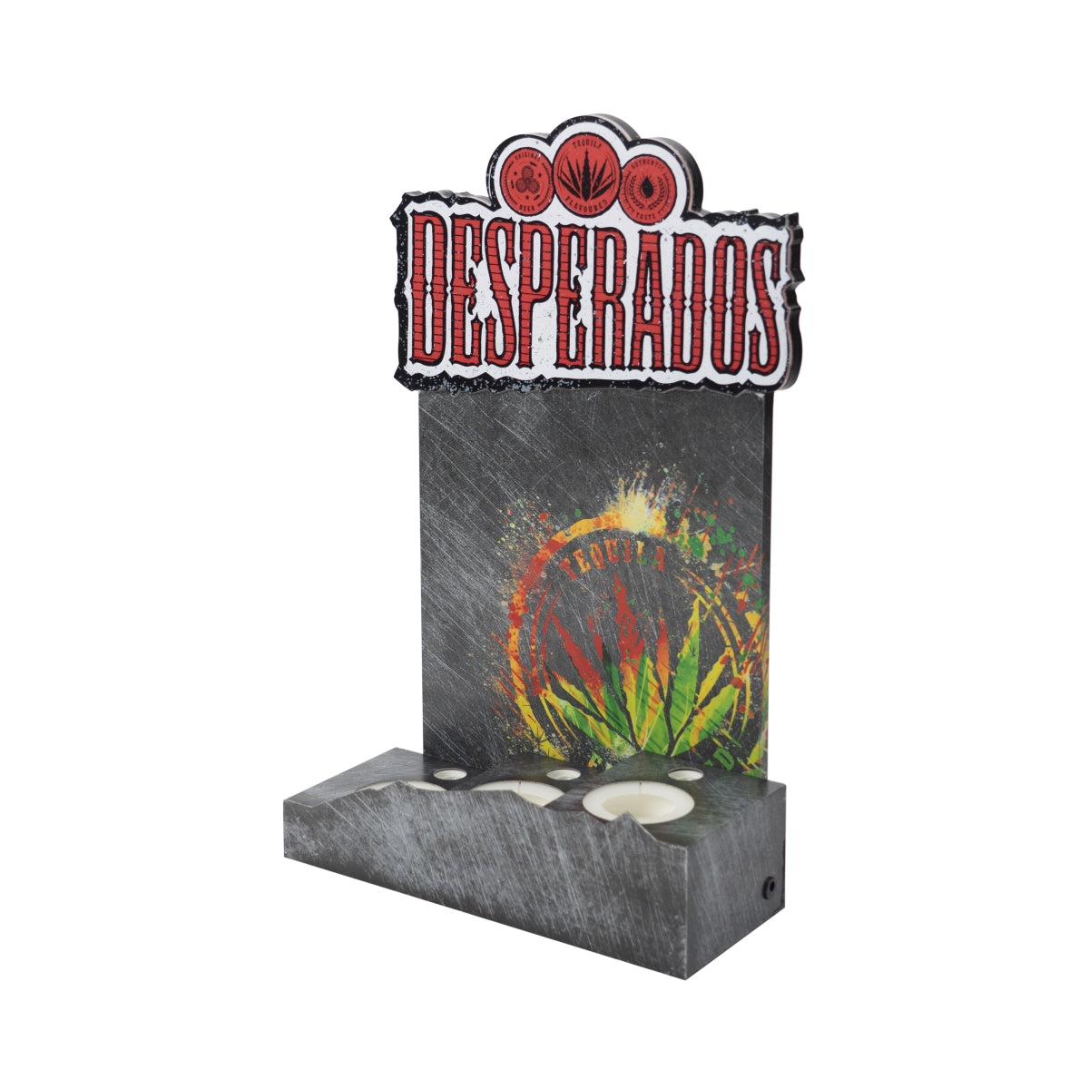 Desperados Bier Glorifier 50x30 LED für 3 Flaschen Aufsteller Bar Deko Schild – Ansicht 2