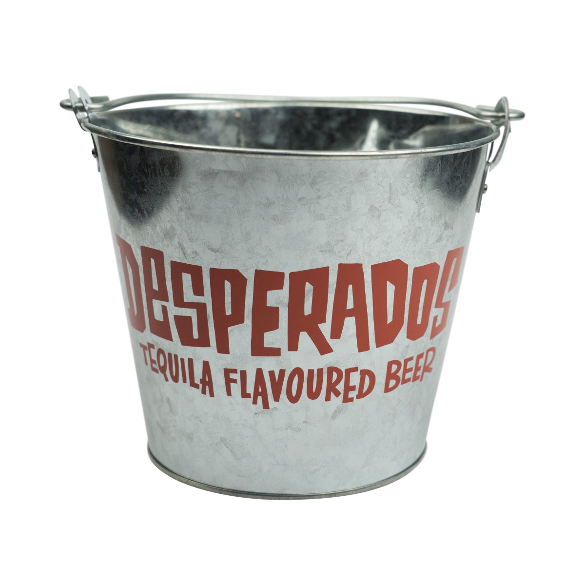 Desperados Bier Kühler Eimer Blecheimer Eiskübel Bar Metall Bar Dosen Ice rot silber – Ansicht 3